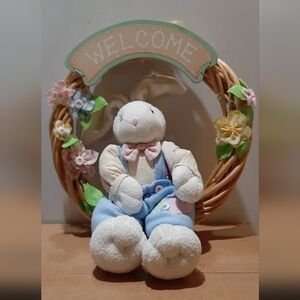 springtime welcome wreath